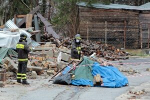 Vigili del Fuoco - Terremoto amianto