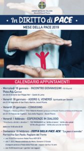 locandina mese della pace 2019