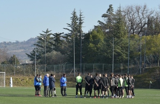 Ascoli allenamento