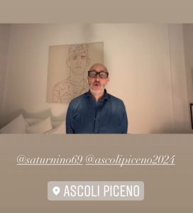 Saturnino sostiene Ascoli capitale cultura