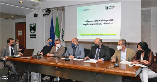 Riunione Regione Marche e associazioni su Zes zona economica speciale