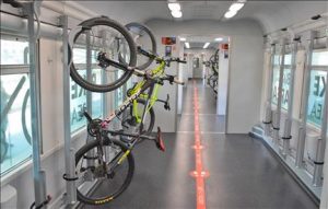 Carrozze treno con bici