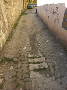 Rua del Lauro com'era prima dei lavori