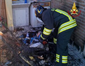 Vigili del fuoco a Monteprandone