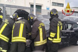 Vigili del fuoco a Spinetoli